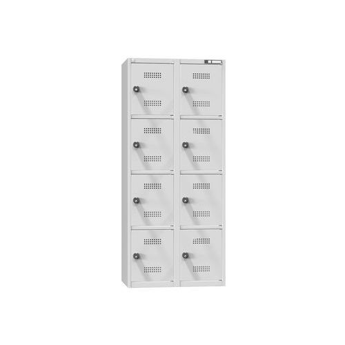 Boxové dobíjecí skříně s mincovním zámkem, 800 x 500 x 1850 mm, zásuvka F, EUR