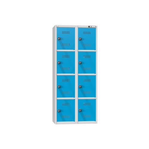 Boxové dobíjecí skříně s mincovním zámkem, 800 x 500 x 1850 mm, zásuvka F, montáž, PLN Boxové dobíjecí skříně s mincovním zámkem, 800 x 500 x 1850 mm, zásuvka F, montáž, PLN