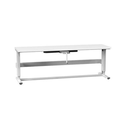 Klikou stavitelné ERGO stoly, 2500 x 700 x 790 (1100) mm, LAMINO