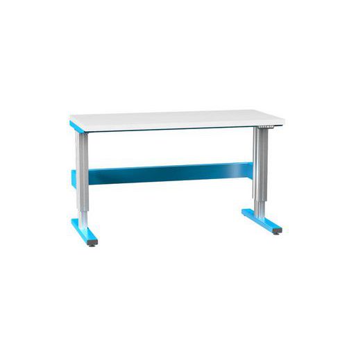 Elektricky stavitelné ERGO stoly, 1500 x 700 x 770 (1170) mm, LAMINO