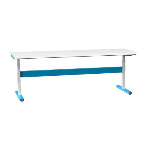 Elektrické stavitelné ERGO stoly, 2500 x 700 x 660 (1100) mm, LAMINO