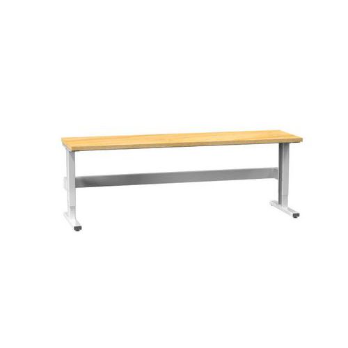 Krokově stavitelné ERGO stoly, 2500 x 700 x 770 (1170) mm, MULTIPLEX