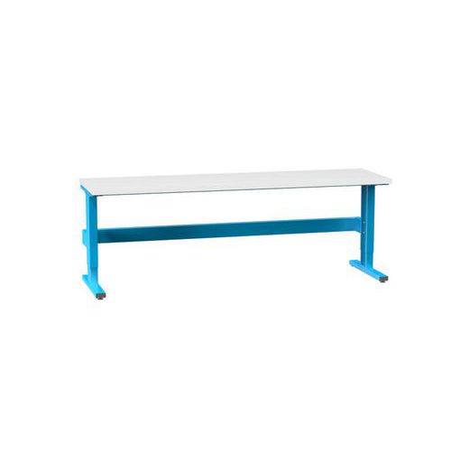 Krokově stavitelné ERGO stoly, 2500 x 700 x 770 (1170) mm, LAMINO