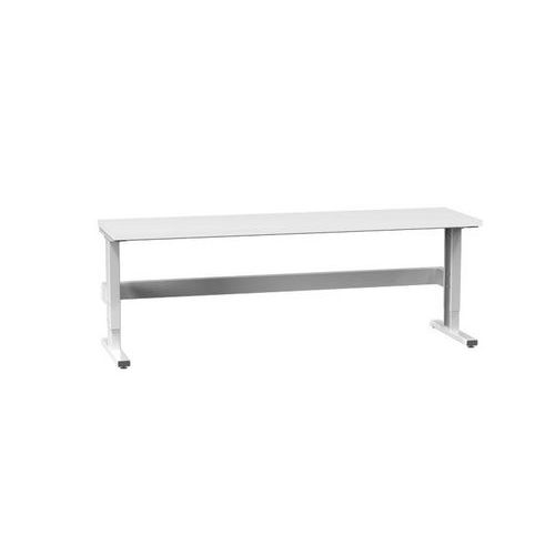 Krokově stavitelné ERGO stoly, 2500 x 700 x 770 (1170) mm, LAMINO