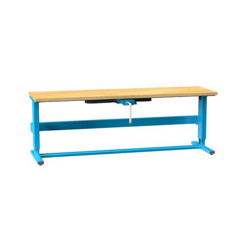 Klikou stavitelné ERGO stoly, 2500 x 700 x 790 (1100) mm, MULTIPLEX