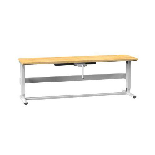 Klikou stavitelné ERGO stoly, 2500 x 700 x 790 (1100) mm, MULTIPLEX