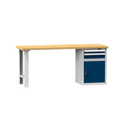 Dílenské stoly KOMBI DB5825, 2500 x 800 x 890 mm, BUK