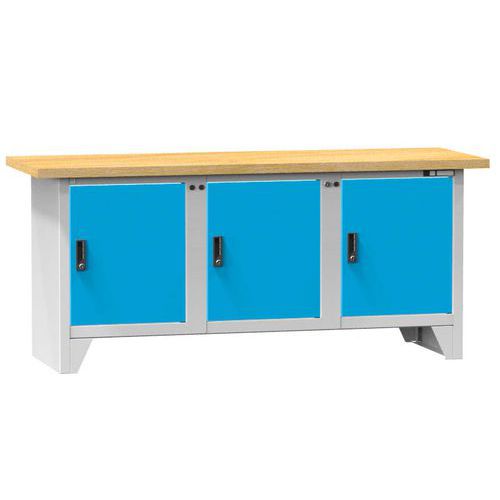 Modulární dílenské stoly PS2-5, 2000 x 700 x 880 mm, BUK