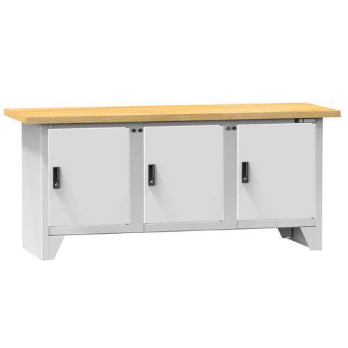 Modulární dílenské stoly PS2-5, 2000 x 700 x 880 mm, BUK