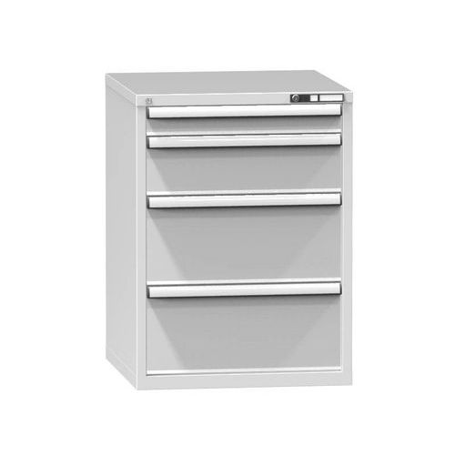 Dílenské zásuvkové skříně ZB, 990 x 731 x 753 mm, 4 zásuvky, šedá