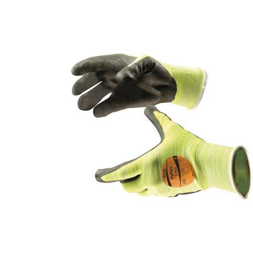 Polyetylenové rukavice Ansell HyFlex® 11-423 polomáčené v polyuretanu