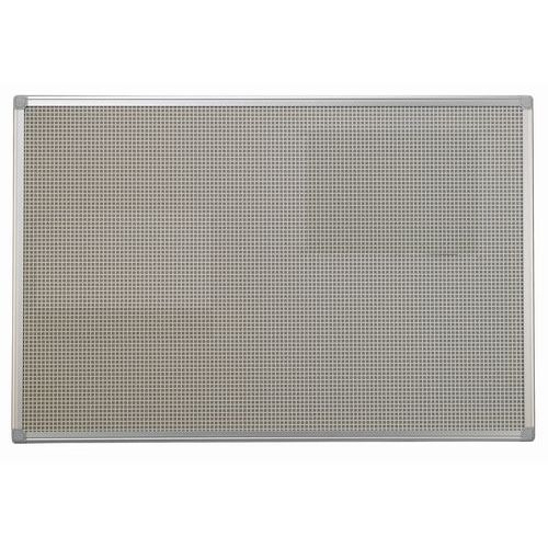 Korková tabule Combi šedá na magnety a připínáčky - Bi-Office