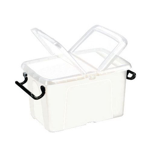 Plastové úložné boxy CEP Strata s víkem