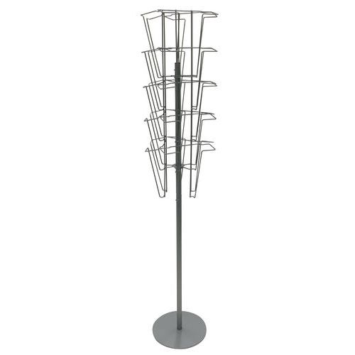 Stojan na prospekty Manutan Turntile, 15 přihrádek Stojan na prospekty Manutan Turntile, 15 přihrádek