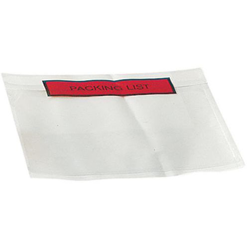 Nalepovací obálky na dokumenty Pac-List, Packing list