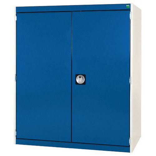 Dílenské skříně Bott Cubio, perfo dveře, výška 120 cm