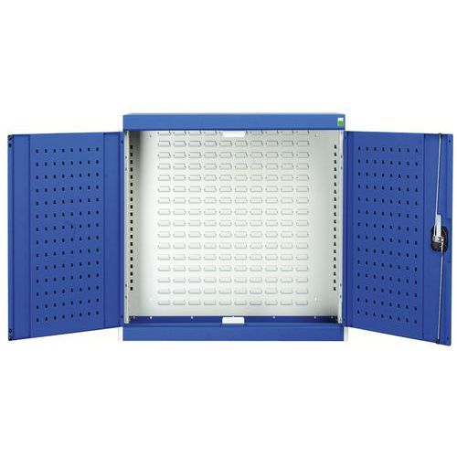 Závěsné skříňky Bott Cubio s boxy a perfopanely na nářadí