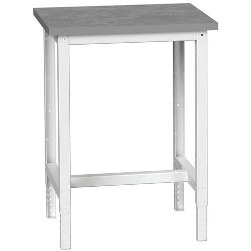 Dílenské stoly Bott Verso, šířka 70 cm, výškově nastavitelné, multiplex/linoleum Dílenské stoly Bott Verso, šířka 70 cm, výškově nastavitelné, multiplex/linoleum
