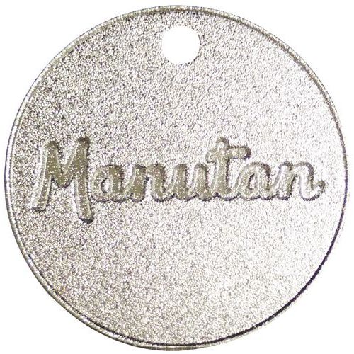 Hliníkové žetony Manutan Expert, číslované 001 - 300