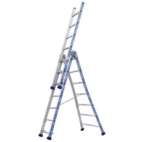Výsuvné hliníkové žebříky Platinum 300 Pro Tubesca-Comabi