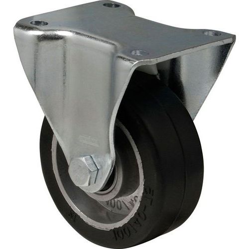 Gumová transportní kola s přírubou, průměr 100 - 200 mm, kuličková ložiska