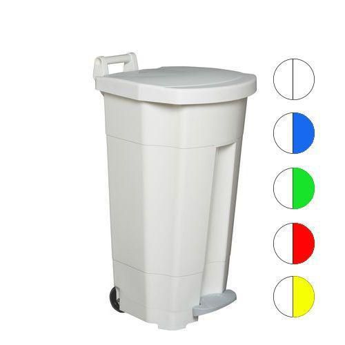 Plastové popelnice Isaac na tříděný odpad, objem 90 l