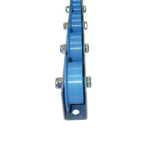 Univerzální kladičkové lišty, plast, šířka 41 mm, rozteč 75 - 125 mm