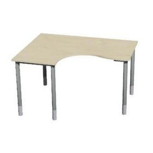 Rohové psací stoly Gemi, 160 (80) x 120 (65) x 70-90 cm, levé provedení