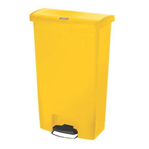 Plastové odpadkové koše Rubbermaid Front Step, objem 68 l