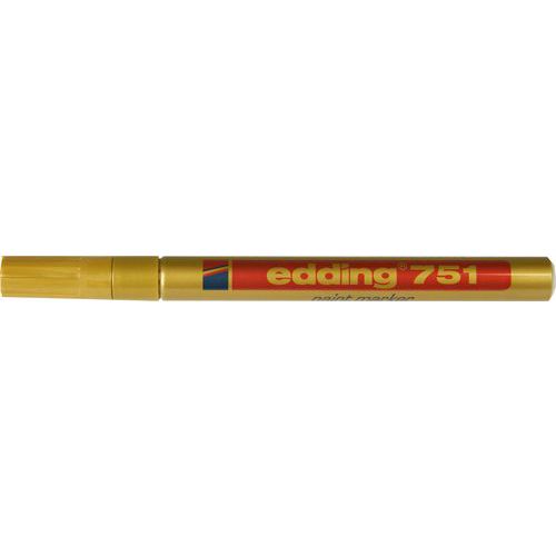 Průmyslové lakové popisovače Edding 751, balení 10 ks