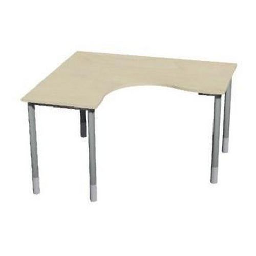 Rohové psací stoly Gemi, 160 (80) x 140 (65) x 70-90 cm, levé provedení