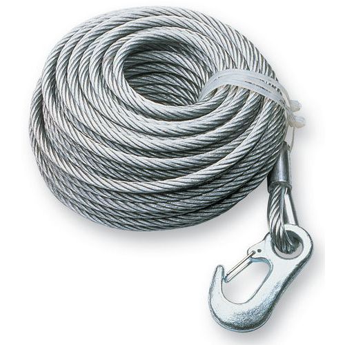 Ocelové lano s hákem, do 520 kg
