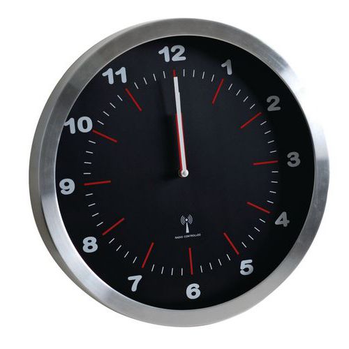 Analogové hodiny RS2, autonomní DCF, průměr 40 cm - Manutan Expert