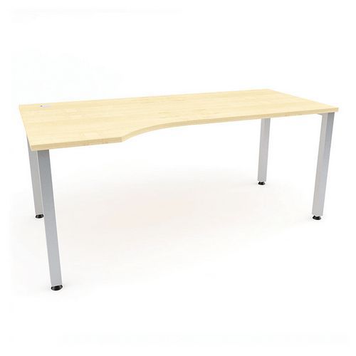 Ergo kancelářské stoly Abonent, 180 x 100 x 75 cm, levé provedení