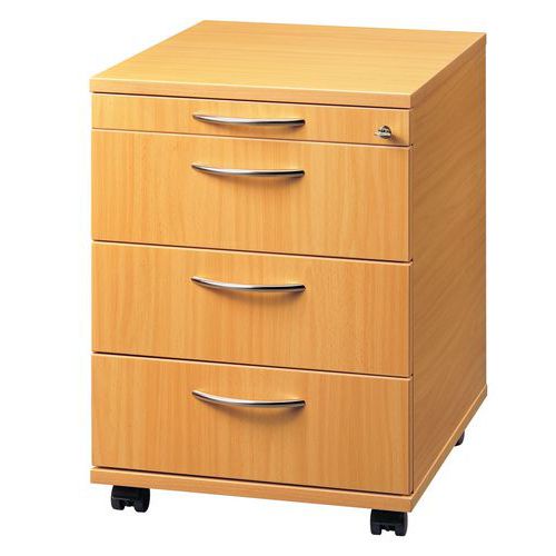 Mobilní kontejnery Baron 59 x 42,8 x 58 cm, 4 zásuvky Mobilní kontejnery Baron 59 x 42,8 x 58 cm, 4 zásuvky