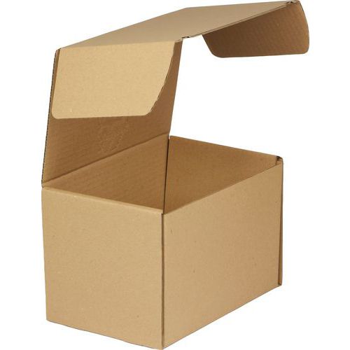 Kartonové krabice s víkem, 105 - 155 x 235 x 155 mm