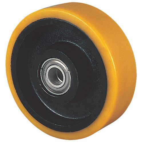 Polyuretanová pojezdová kola, průměr 125 - 250 mm, valivá ložiska
