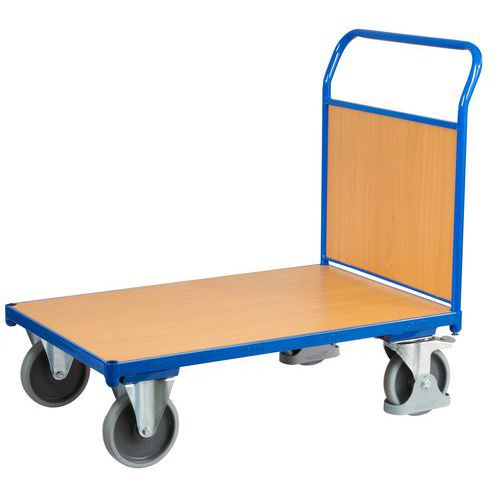 Plošinové vozíky s madlem s plnou výplní, do 500 kg