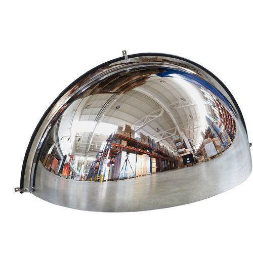 Průmyslová parabolická zrcadla Manutan Expert, čtvrtkoule