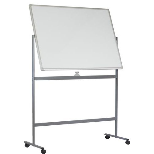 Mobilní bílé magnetické tabule Basic, oboustranné Mobilní bílé magnetické tabule Basic, oboustranné