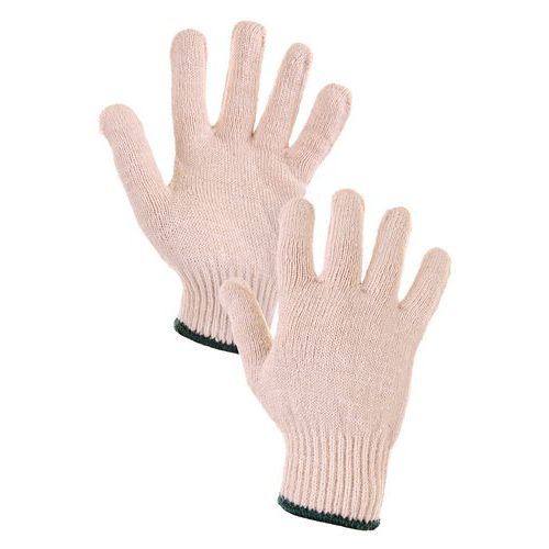 Bavlněné rukavice CXS, bílé