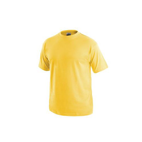 Pánské tričko s krátkým rukávem CXS, žluté