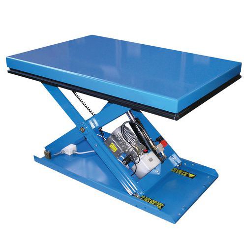 Hydraulický zvedací stůl, do 500 kg, 120 x 80 cm