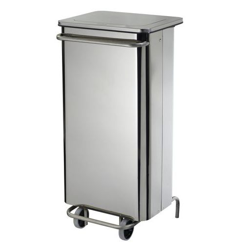 Kovové hygienické odpadkové koše Lewis, 110 l Kovové hygienické odpadkové koše Lewis, 110 l