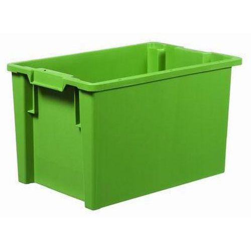 Stohovatelné zasouvací přepravky PP, zelené