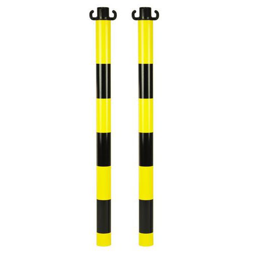 Pevné kovové zahrazovací sloupky Kit, výška 95 cm, 2 ks