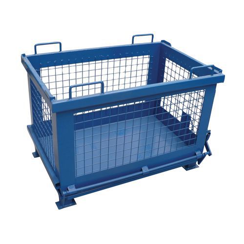 Síťovaný kontejner s výklopným dnem, objem 1 500 l