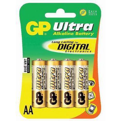 Baterie GP Ultra Alkaline LR6 (AA, tužka)