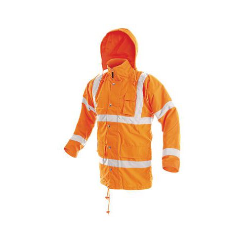 Pánská zimní nepromokavá reflexní bunda CXS, oranžová