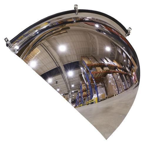 Kontrolní parabolická zrcadla, rohová výseč